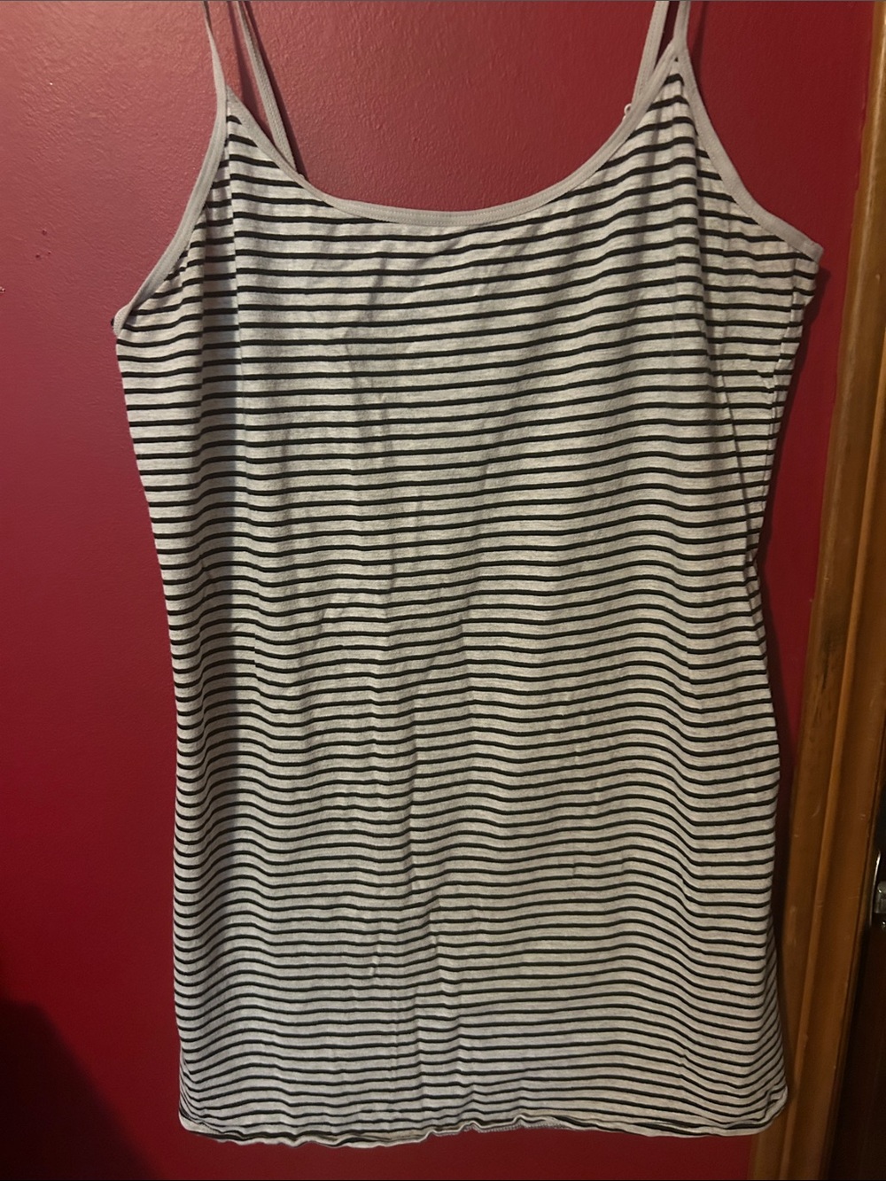 Striped Black and White Tank Top - Women
